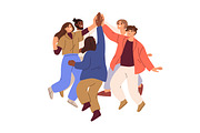Business people teams give five set, a Person Illustration by Good Studio (Thumbnail 2 of 5)
