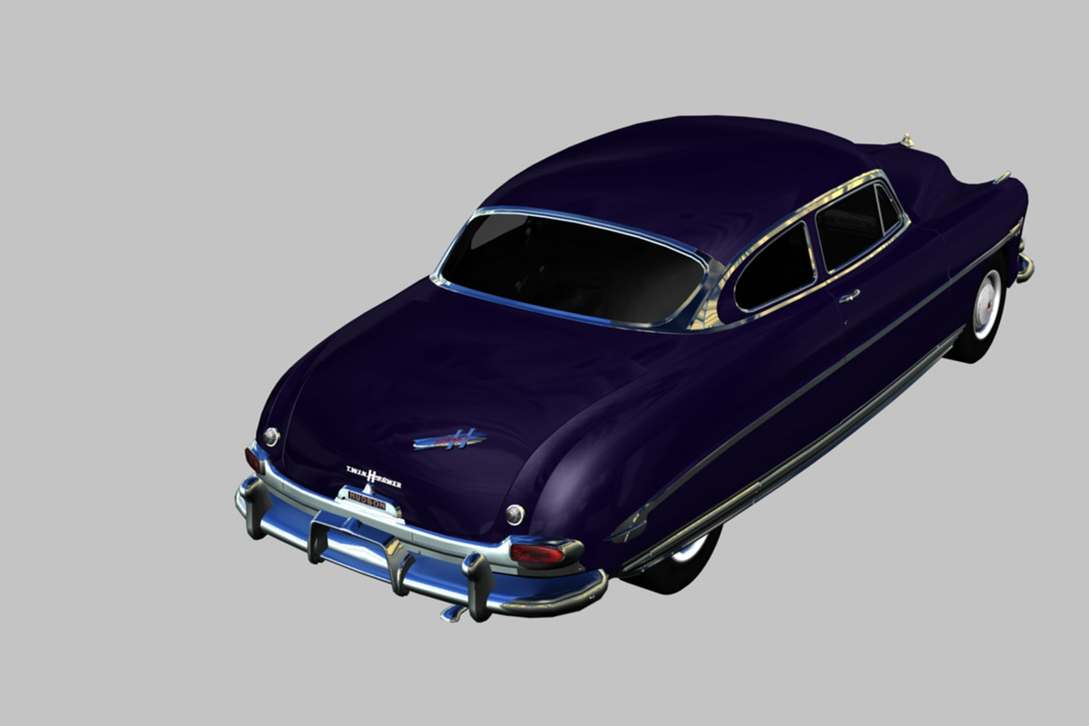 Hudson Hornet 1952, a Cars & Vehicle 3D Model by valtriiu (Photo 7 of 12)