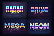 80s Retro Nostalgia Text Effects, a Layer Style Add-On by Andrew Skoch Design (Thumbnail 10 of 14)
