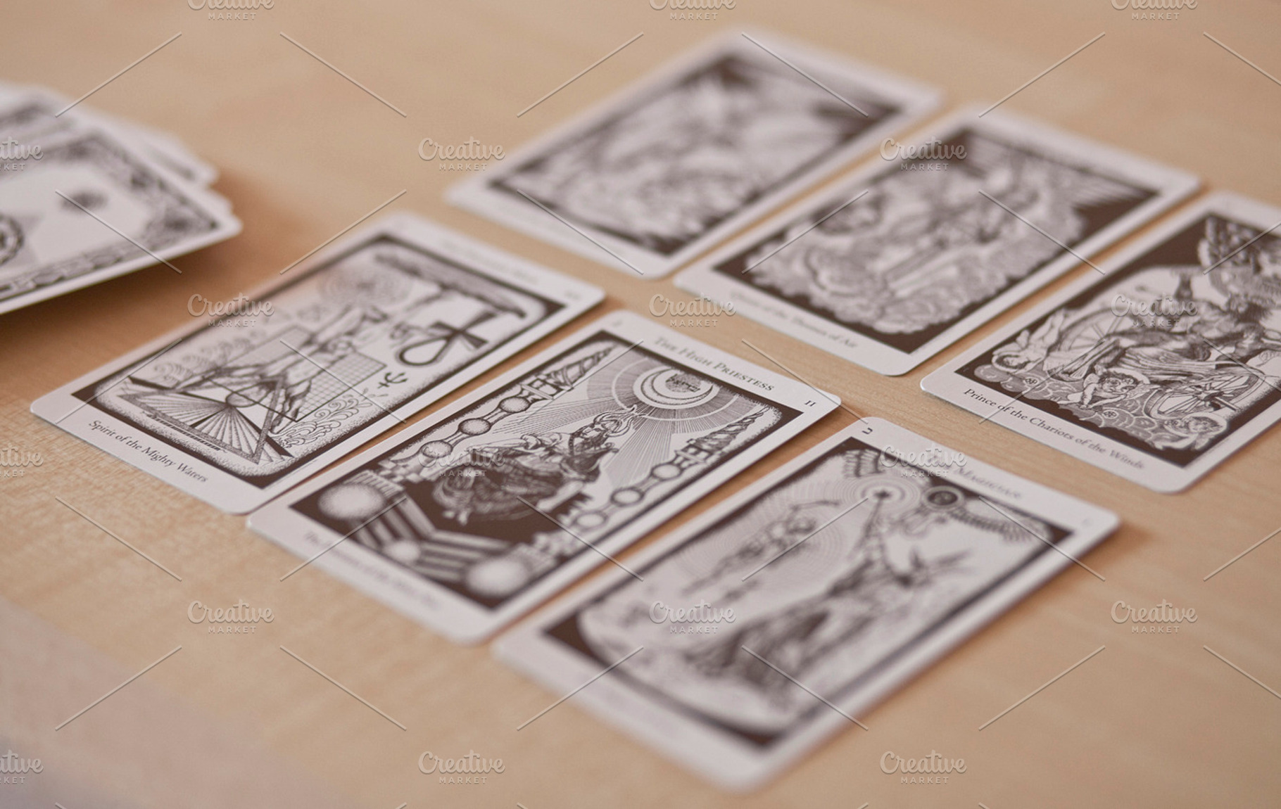 Tarot cards containing tarot, cards, and tarot deck, an Arts & Entertainment Photo by BonVoyage