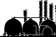 Industrial Factory Silhouette Bundle, an Illustration by Designs_River (Thumbnail 4 of 45)