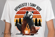 Camping Sublimation Bundle Clip art, a Seasonal Illustration by Orange Brush Studio (Thumbnail 2 of 3)