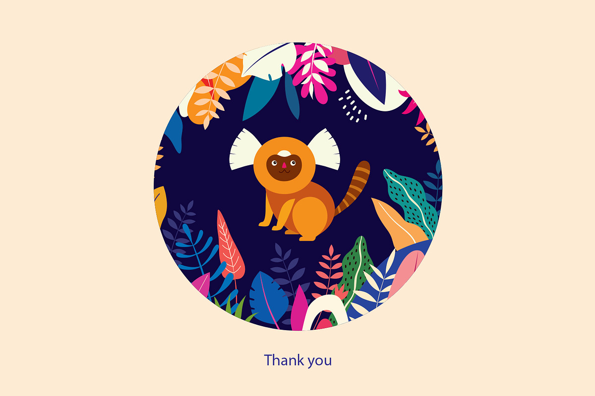 Jungle Animals cute collection, an Animal Illustration by MoleskoStudio (Photo 13 of 13)