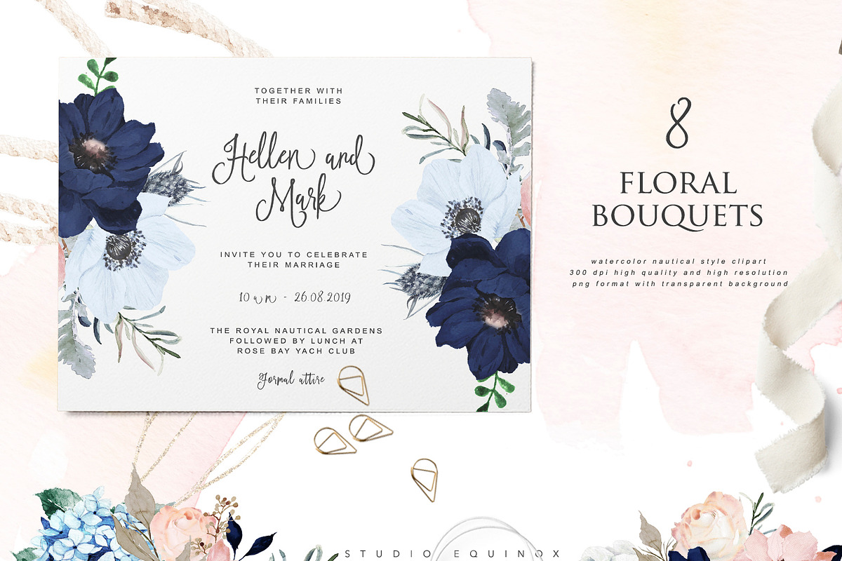 Marina Bloom - Nautical Graphic Set, an Object Graphic by studioequinox (Photo 11 of 23)