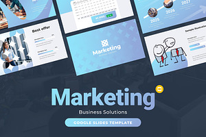 Marketing Business Google Slides, a Presentation Template by Presentation Templates