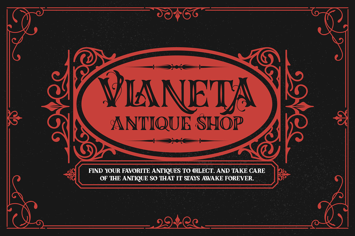 Dracolas, a Script Font by Vintage Division (Photo 6 of 10)