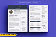 Minimal Resume Template + BONUS, a Resume Template by A1RESUME (Thumbnail 4 of 7)