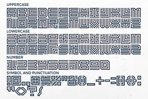 Maze Line Typeface