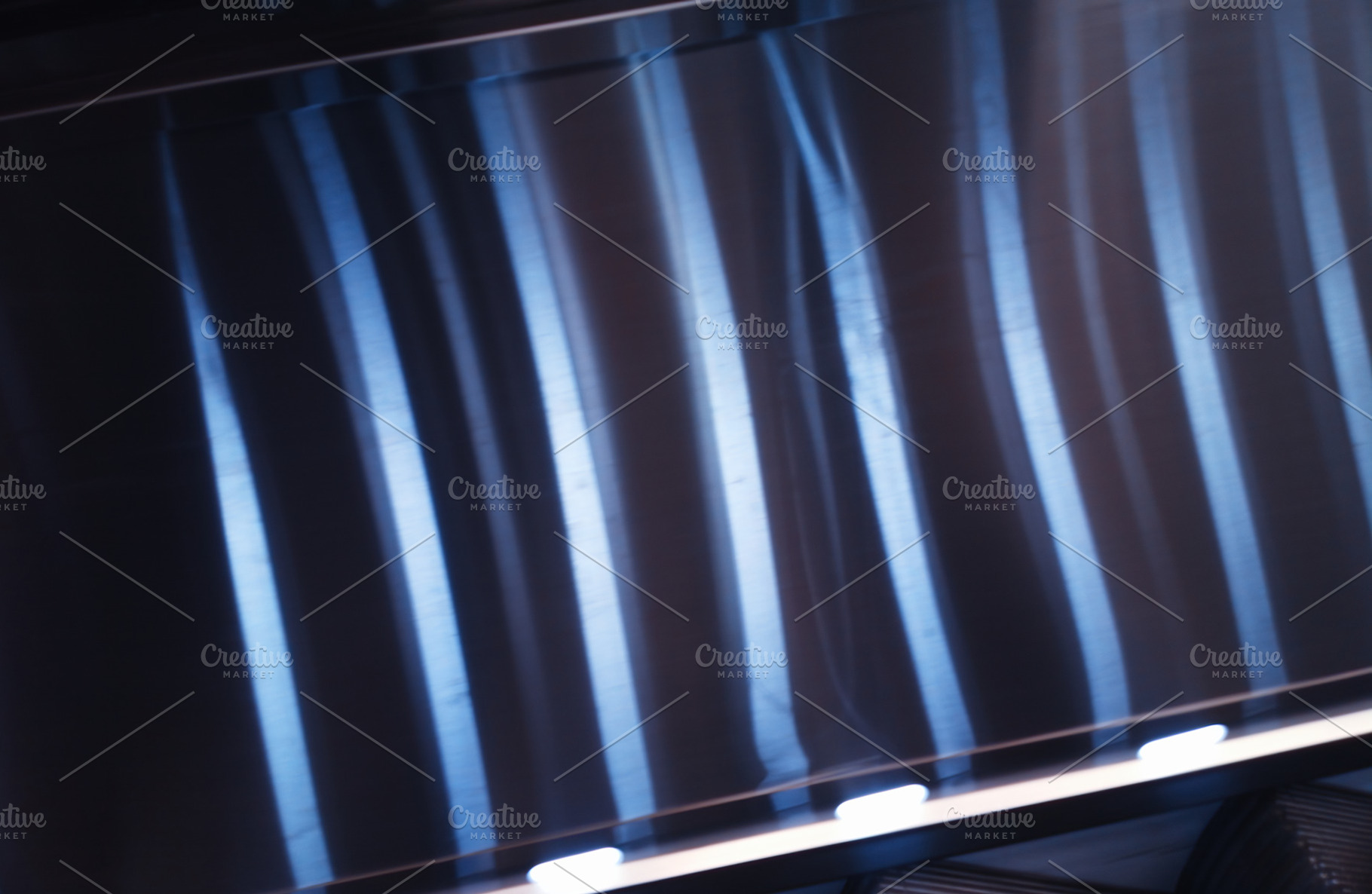 Dramatic light reflections on metal surface backdrop, an Abstract Photo by RETROWAVE '88