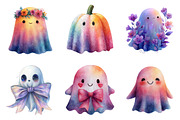 Iridescent Halloween Ghost PNG, an Illustration by SinaCreation (Thumbnail 3 of 7)