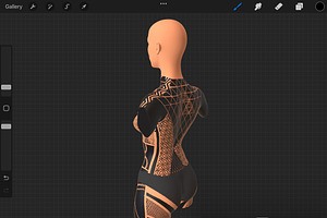 Procreate 3d Model - Torso Female