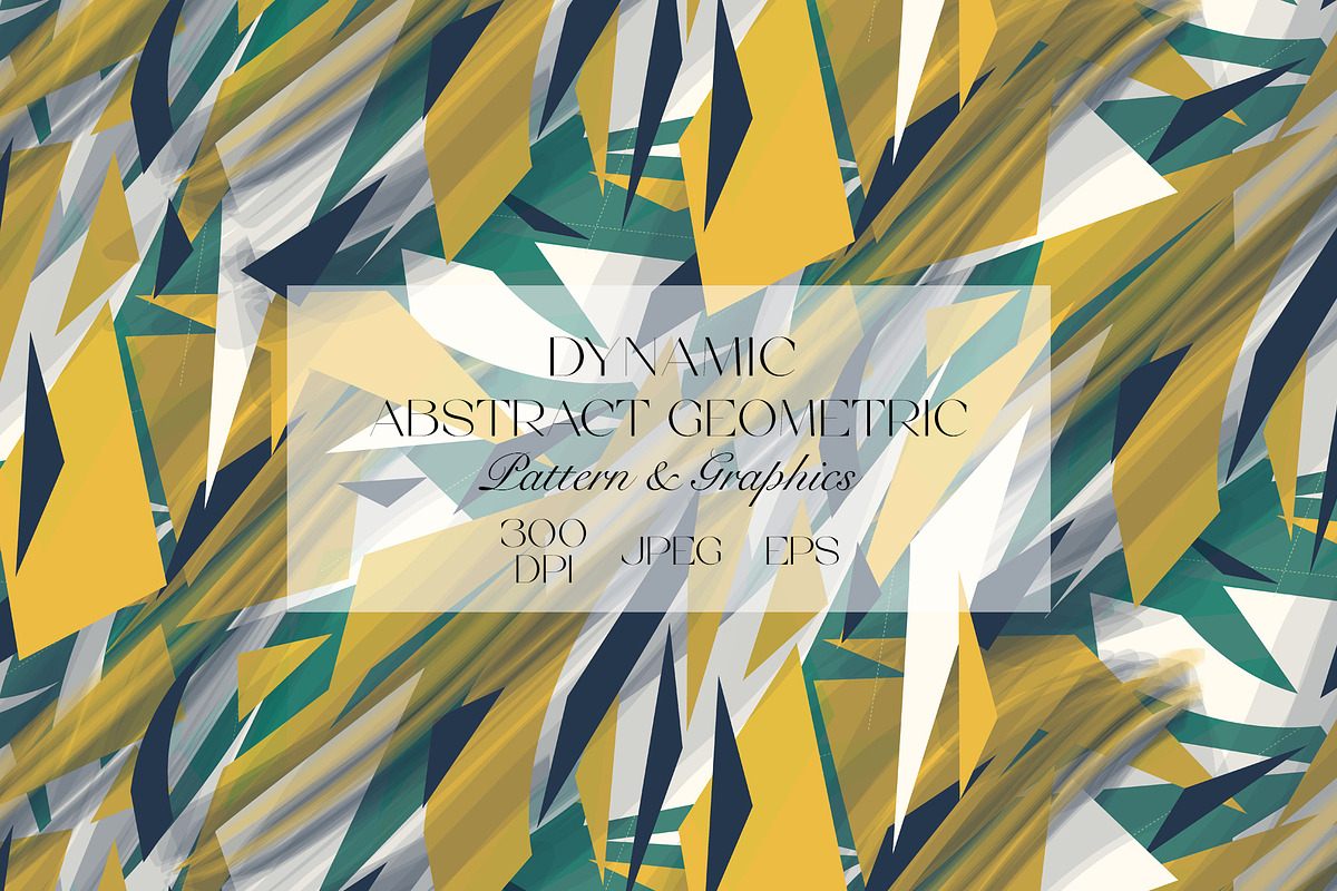 Dynamic Abstract Geometric Pattern, a Pattern Graphic by StudioGlouna (Photo 1 of 4)