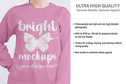 Gildan 18000 Sweatshirt Mock Up, a Print Template by BrightMockups (Thumbnail 3 of 3)