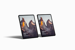 Tablet Pro Screen Mockup