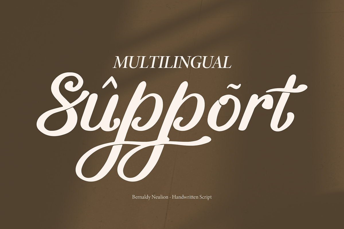 Bernady Neulion | Handwritten Script, a Script Font by gracetype_studio (Photo 14 of 15)