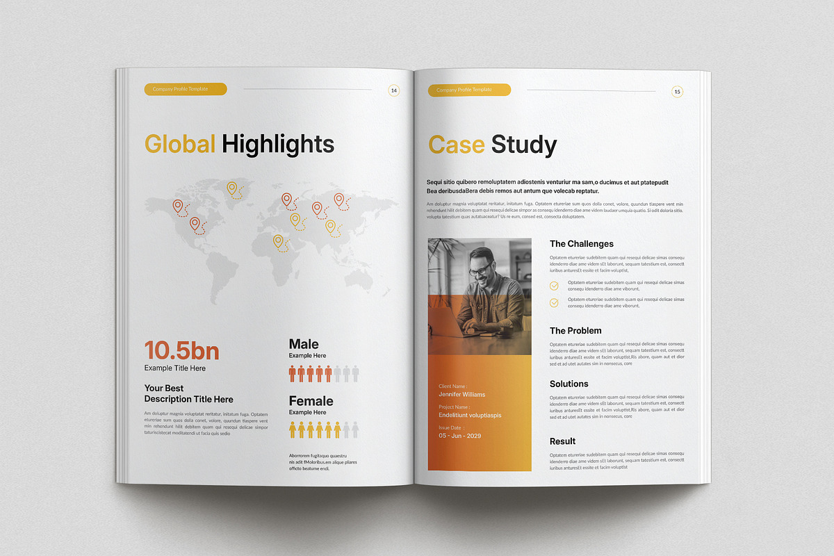 Company Profile Brochure Template, a Brochure Template by Cleffon_Graphic_Studio (Photo 6 of 8)