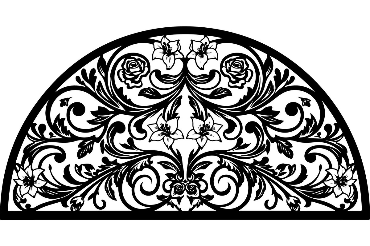Decorative Arch Window Vector Pack, a Decorative Illustration by Designer_Momina (Photo 3 of 21)
