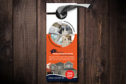 Real Estate Door Hanger Template, a Magazine Template by Psd Templates (Thumbnail 1 of 2)