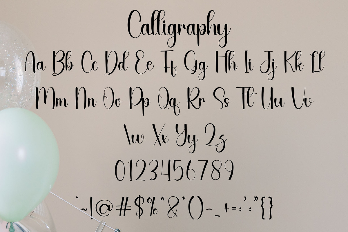 Calligraphy - Script Font