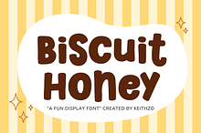 Biscuit Honey - Display Font