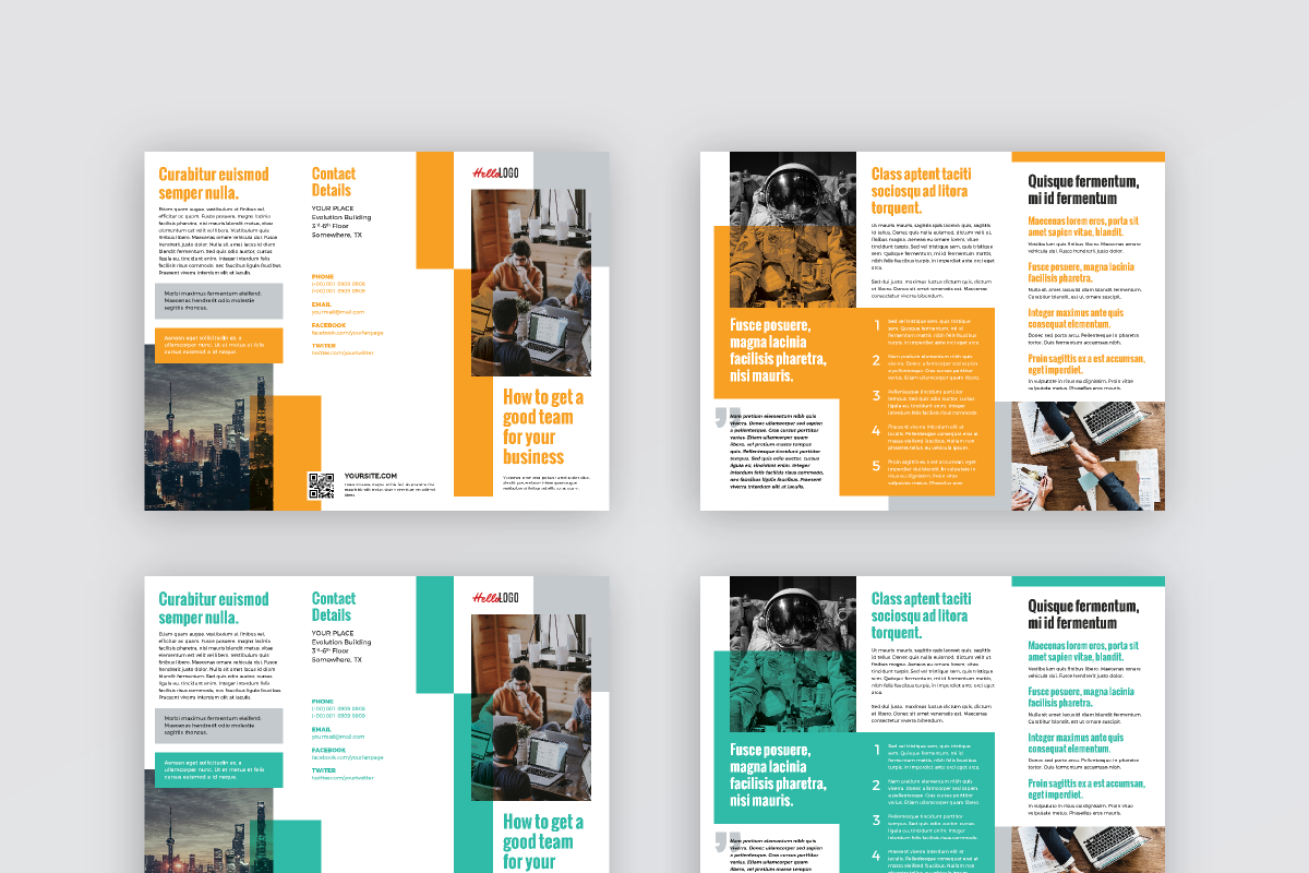 Brochure Trifold, a Brochure Template by graphicalcium (Photo 4 of 4)