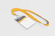 ID Card with Lanyard Mockup, an Advertising Mockup by Artnivora.Std (Thumbnail 4 of 4)