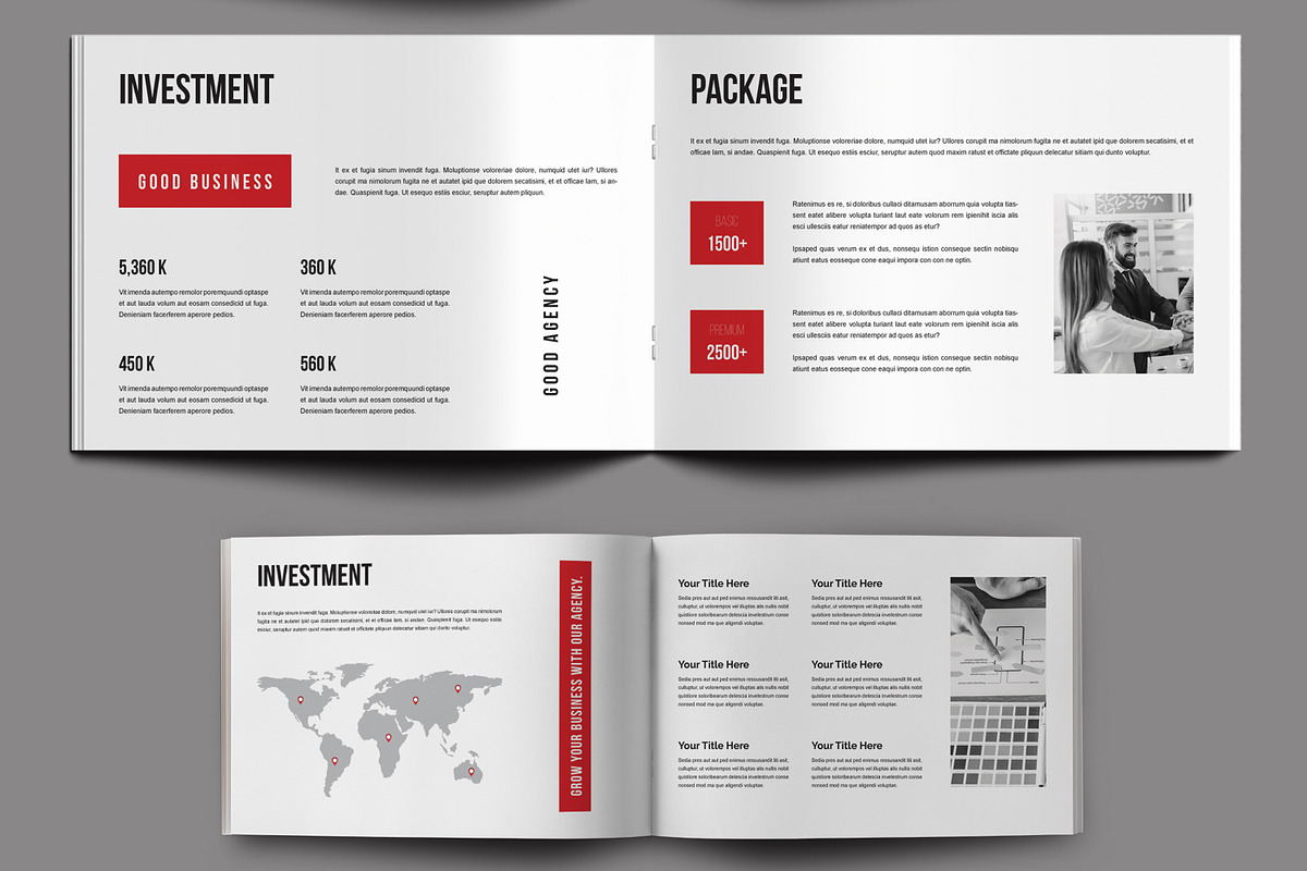 Business Proposal Design Landscape, a Brochure Template by MightyDesign (Photo 2 of 8)