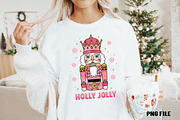 Holly Jolly Christmas PNG, an Illustration by DreamCafeArt (Thumbnail 2 of 4)