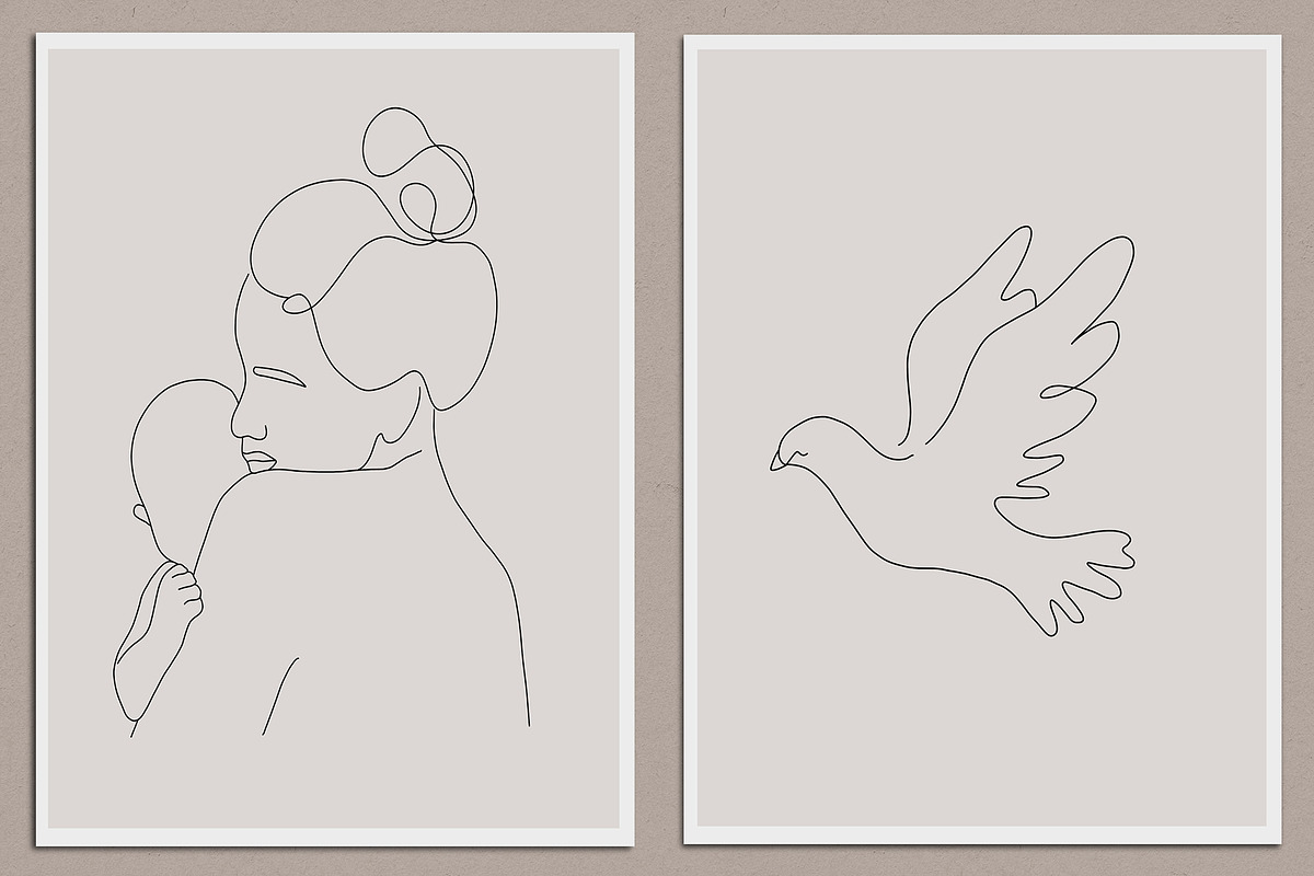 Mother’s Day Line Art, a Decorative Illustration by Miracles Everywhere (Photo 7 of 7)
