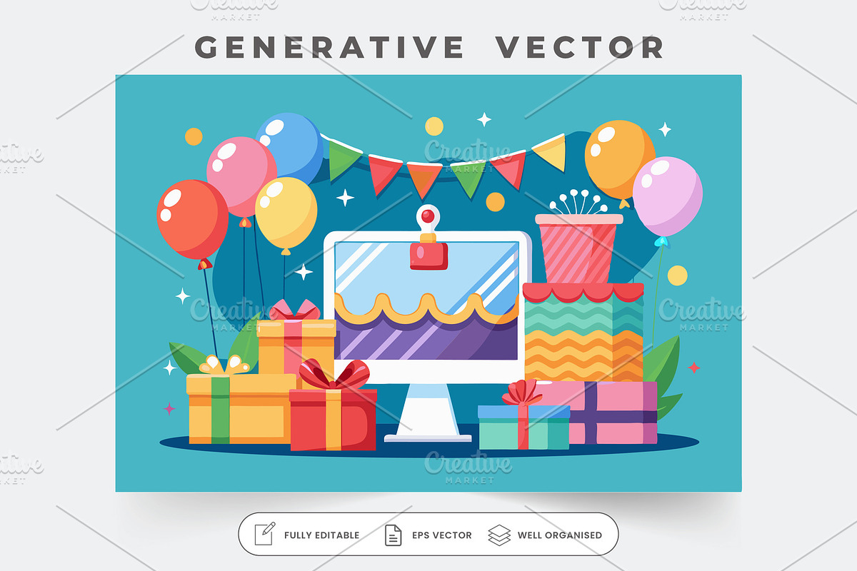 Display of greeting card templates a, a Graphic by Iftikhar Alam