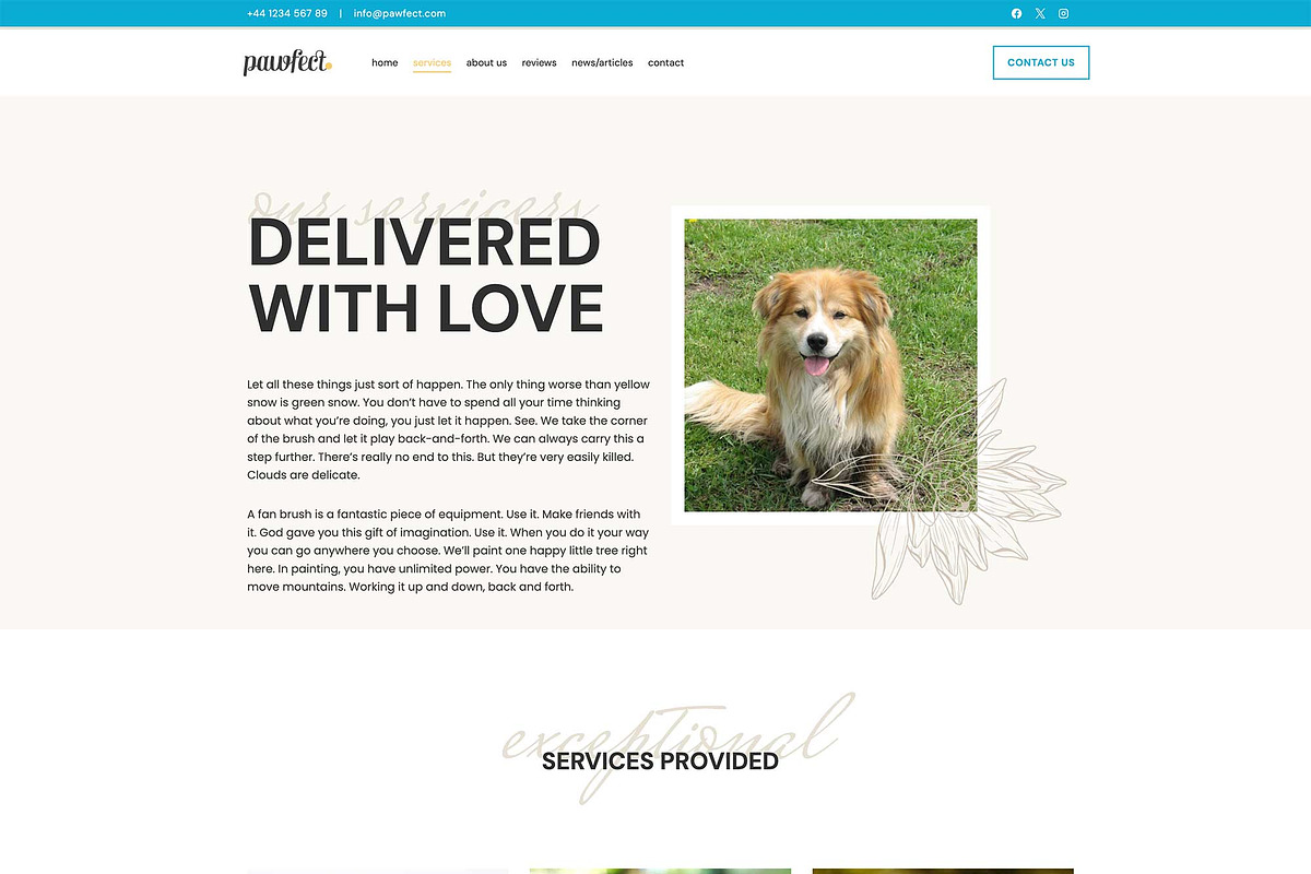 Pawfect - Wordpress Kadence Theme, a WordPress Template by StylishDesignMe (Photo 4 of 7)