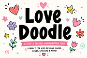 Love Doodle, a Handwritten Font by Wow Magic (Thumbnail 1 of 6)