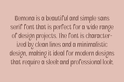 Bemona - Beautiful Simple Sans Serif, a Sans Serif Font by AuthenType (Thumbnail 9 of 12)