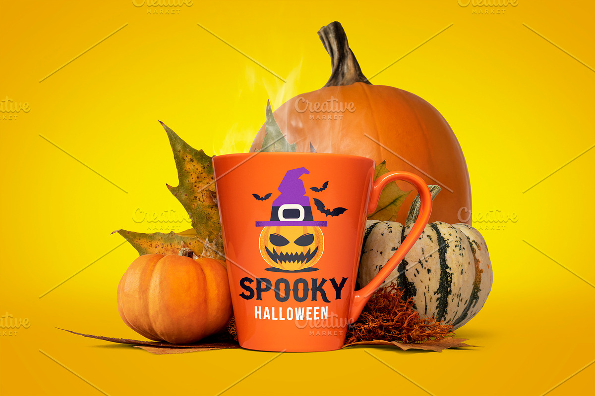 Halloween mockup pack, a Product Mockup by Scredeck (Photo 7 of 7)