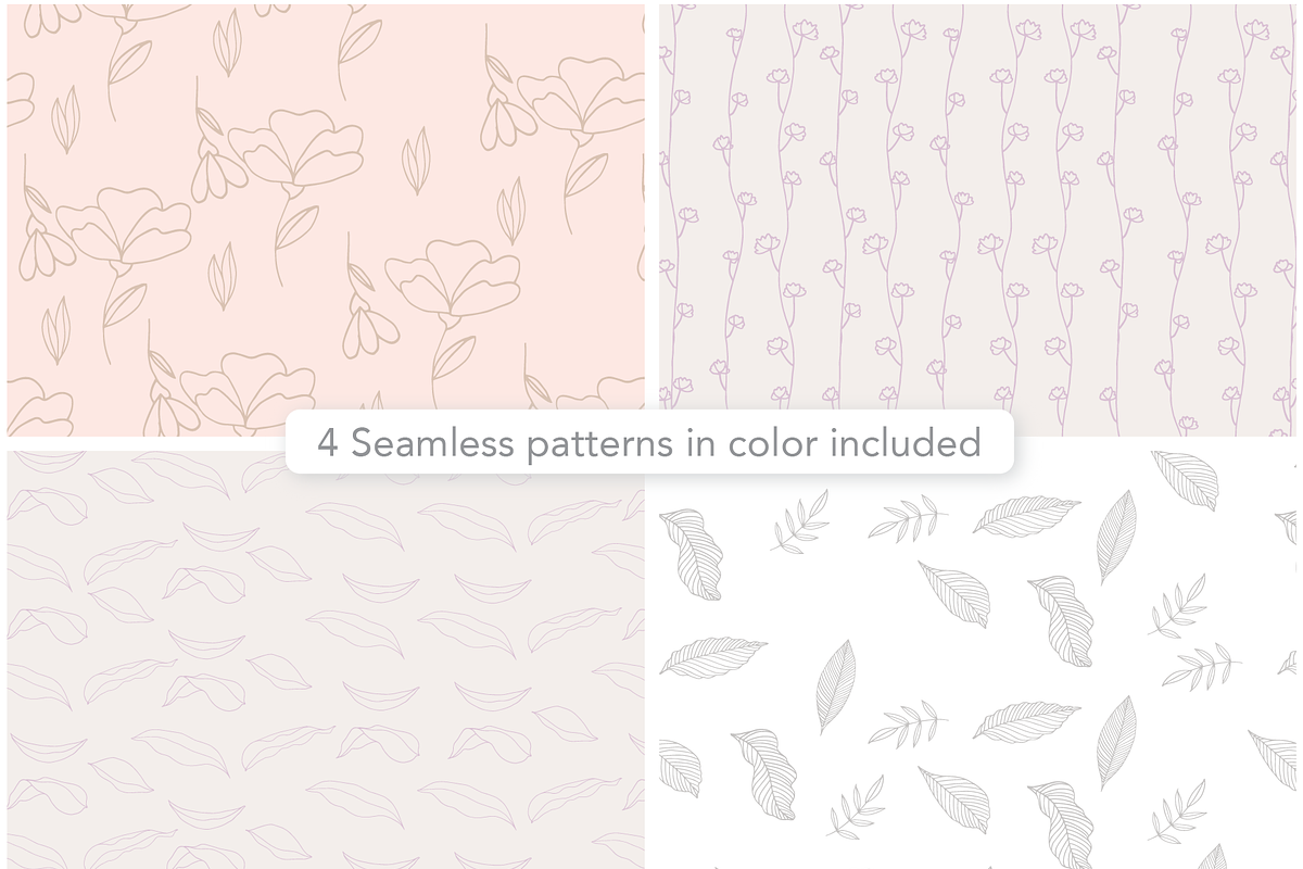 Lovely Leaves & Flowers, a Pattern Graphic by Suphansa (Photo 6 of 8)