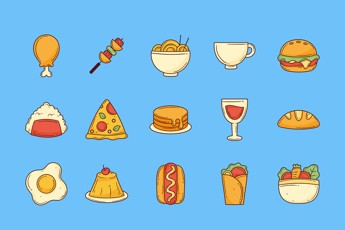 Food Illustration Set