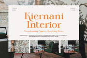 Kemri Stylish Serif Font, a Serif Font by Graphicxell (Thumbnail 5 of 8)
