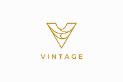 Vintage Letter V logo design, a Branding & Logo Template by yopie (Thumbnail 2 of 4)