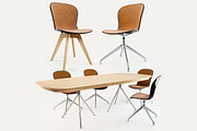BoConcept dining Set, a Furniture 3D Model by dk 3d models (Thumbnail 1 of 4)