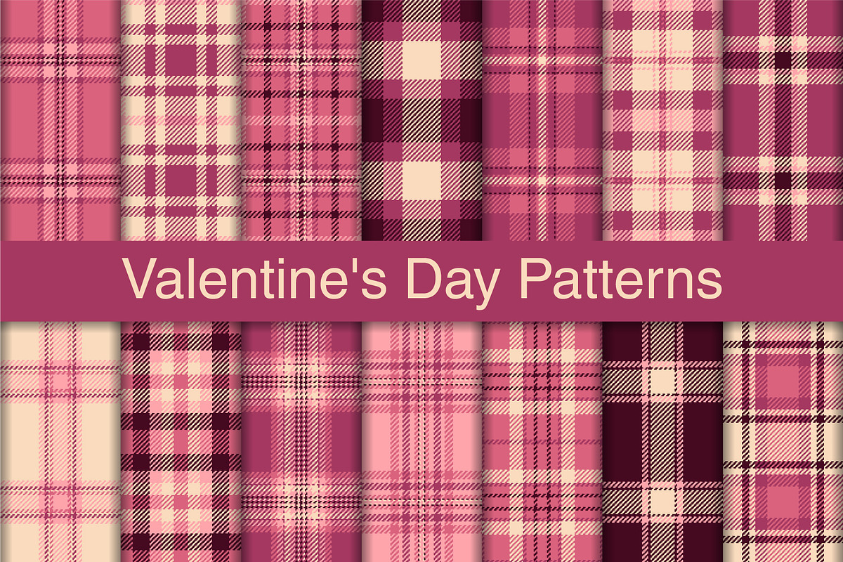 #59 Valentine's Day Patterns, a Pattern Graphic by Plaid4You (Photo 1 of 6)