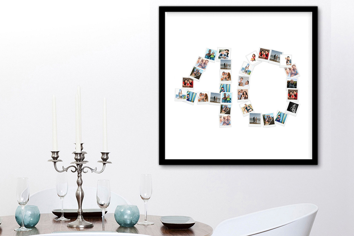 Number 40 Photo Collage Template id1, a Stationery Template by AIW SOLUTIONS (Photo 2 of 4)