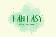 Fantasy | A script font, a Script Font by FlowerWall (Thumbnail 1 of 5)