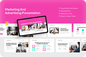 Marketing Advertising Google Slides, a Presentation Template by Annora Studio