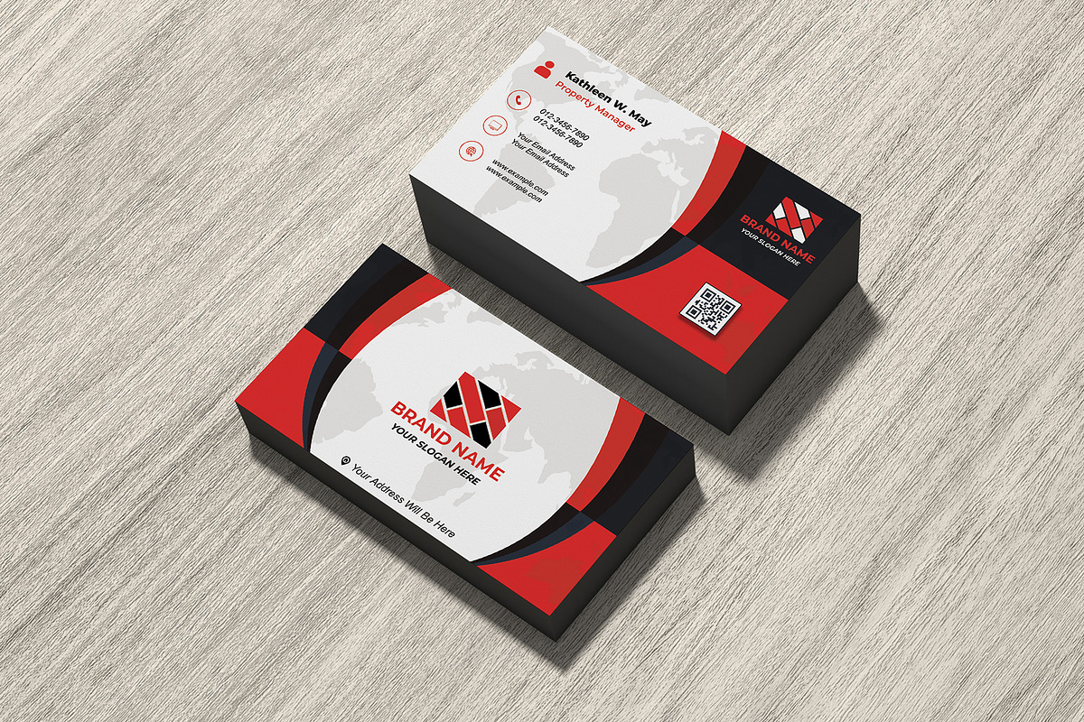 Bold Business Card Template preview 7