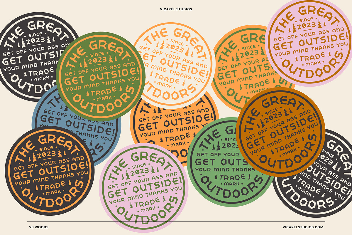 VS Woods // Hand Drawn Font, a Sans Serif Font by Vicarel Studios (Photo 12 of 13)