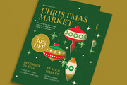 Retro Christmas Market Event Flyer, a Flyer Template by Guuver (Thumbnail 2 of 3)