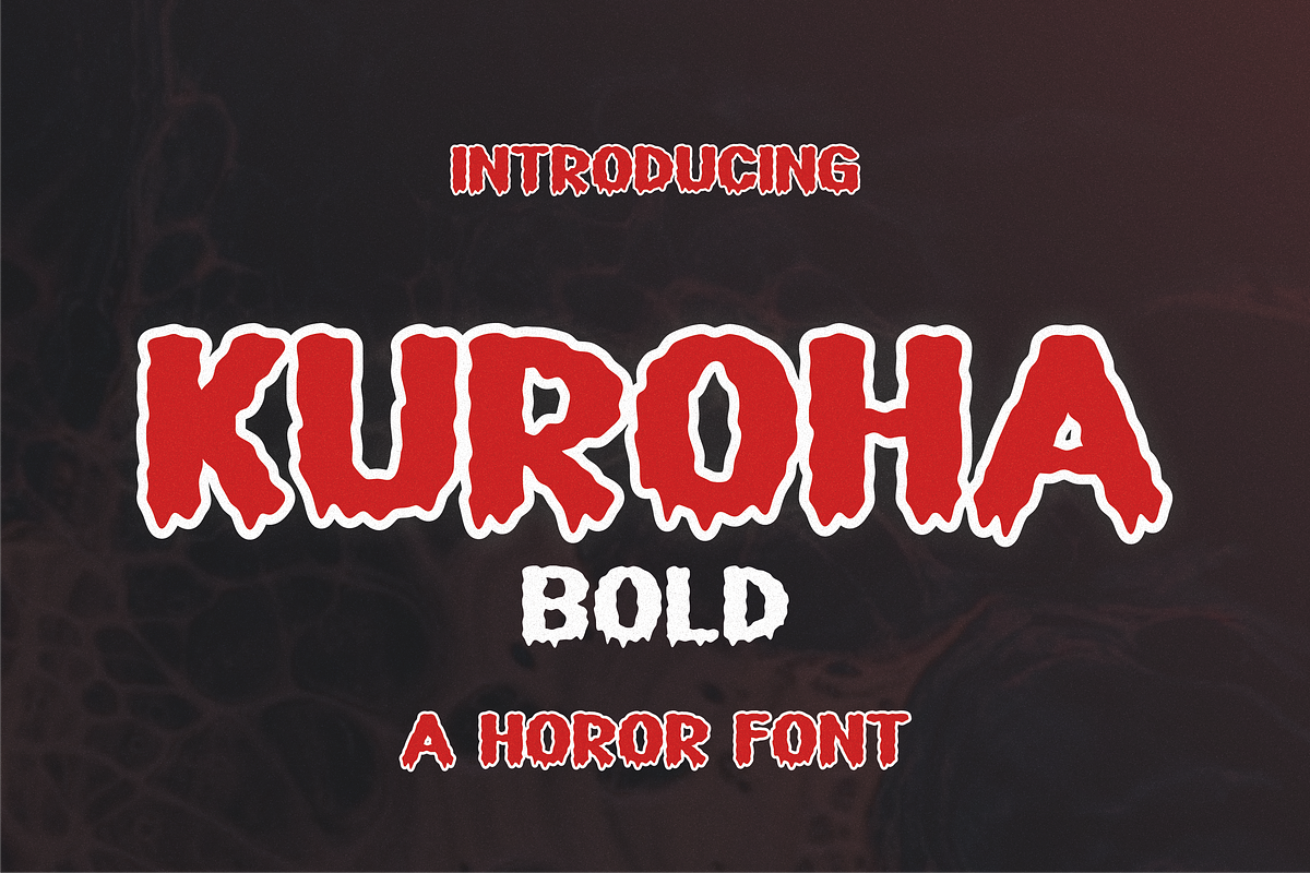 Kuroha, a Sans Serif Font by lelevien (Photo 1 of 6)