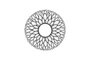 Floral Mandala Circle Frame Bundle, an Illustration by Gaye Art (Thumbnail 33 of 51)