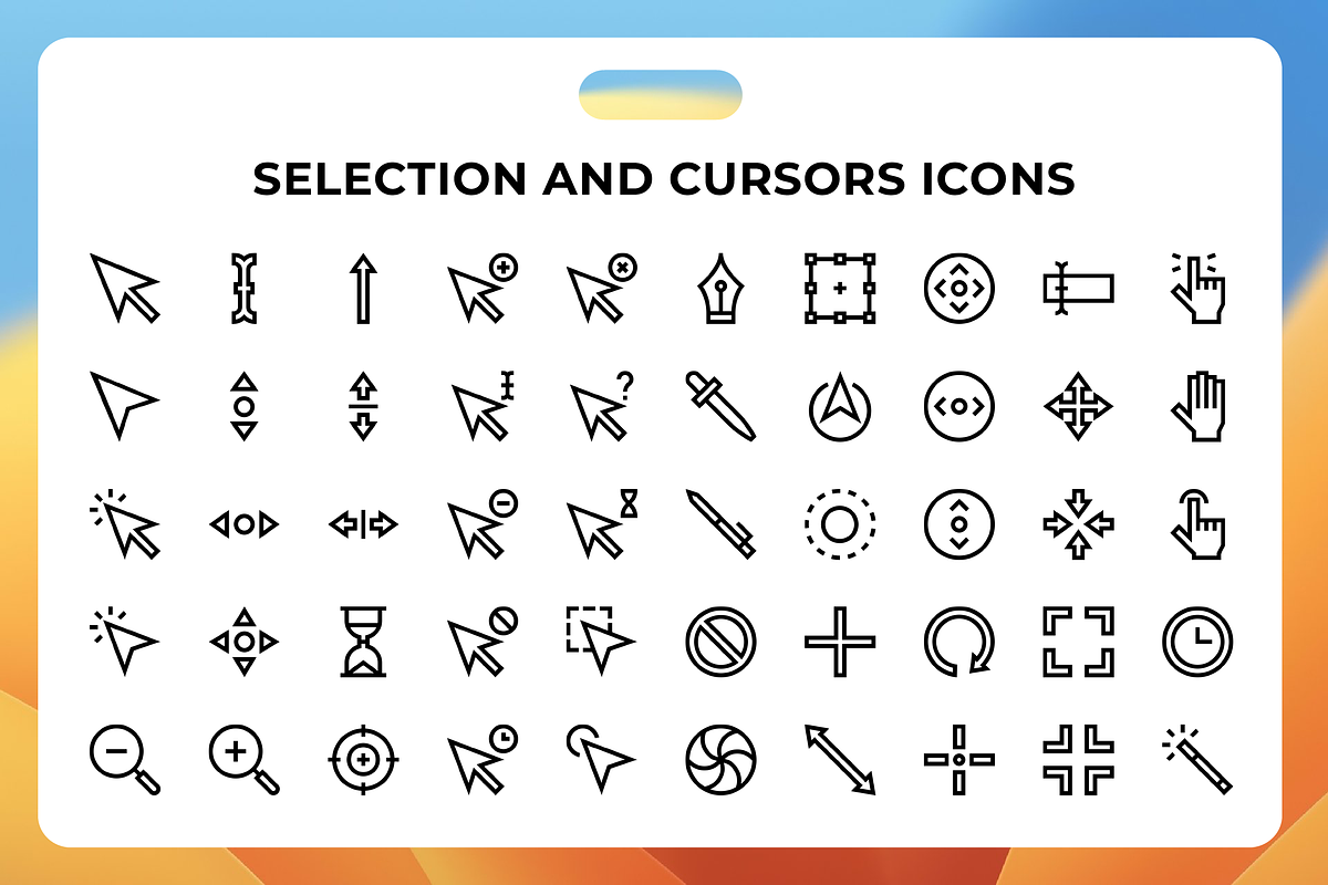Selection And Cursors Icons, an Icon by Wencory