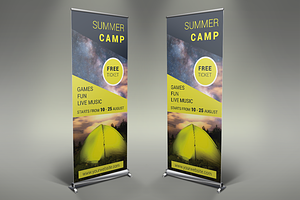 Camping - Roll Up Banners